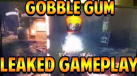 Black Ops 3 Zombies GOBBLE GUM LEAKED GAMEPLAY Shadows Of Evil