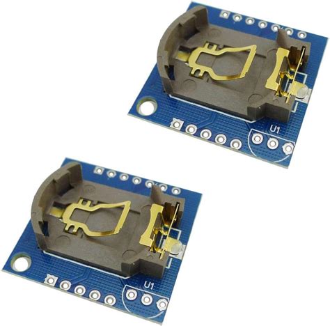 Amazon co jp KKHMF 2個 DS1307 RTC クロックモジュール小型RTC I2C 24C32メモリArduino用