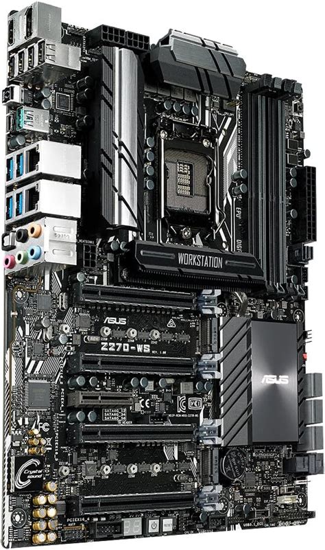 Amazon.com: ASUS Z270-WS LGA1151 DDR4 Display Port HDMI 4-Way SLI ...
