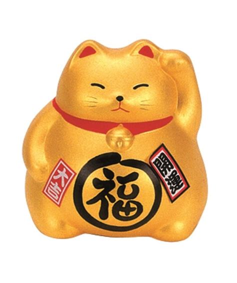 Comprar ONLINE Gato 9 Cm Color Dorado Asian Origins