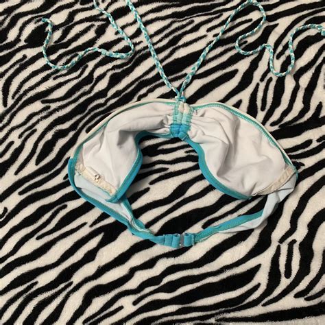 Xhilaration Y2K Halter Bikini Top Size XL Depop