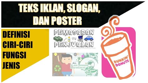 Struktur Iklan Slogan Dan Poster