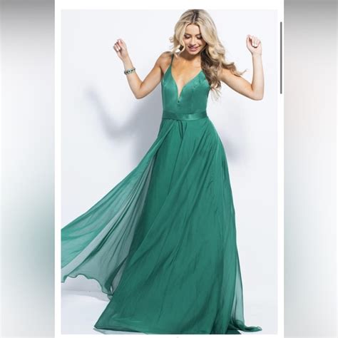 JVN By Jovani Dresses Jovani Jvn Green Prom Dress Size 4 Poshmark