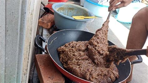 Yuk Intip Cara Membuat Gelamai Dodol Khas Bengkulu Yang Masaknya