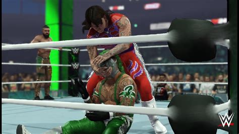 Wwe K Rey Mysterio Andrade Vs Dominik Mysterio Santos Escobar