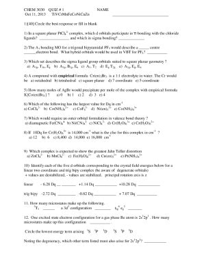 Fillable Online Chem Tivcrmnfeco Ni Cu Zn Name Quiz Oct