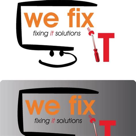 We Fix It Needs A New Logo Logo Design Contest