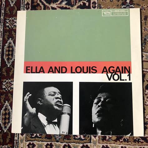 Ella Fitzgerald and Louis Armstrong together on this... - Depop