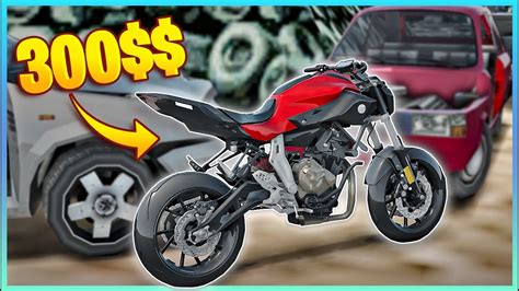 COMPREI UMA YAMAHA MT 07 POR 300 REAIS NO FERRO VELHO GTA SA VIDA