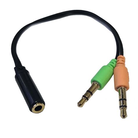 Cabo Adaptador Splitter Divisor Audio De Fone E Microfone 2 P2 Macho X