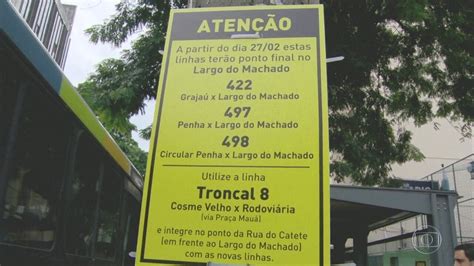 Passageiros reclamam das mudanças em linhas de ônibus no Rio RJ1 G1