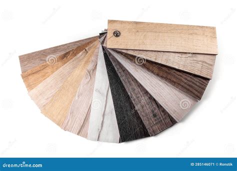 Vinyl Flooring Samples. Wood Texture Stock Image - Image of isolated ...