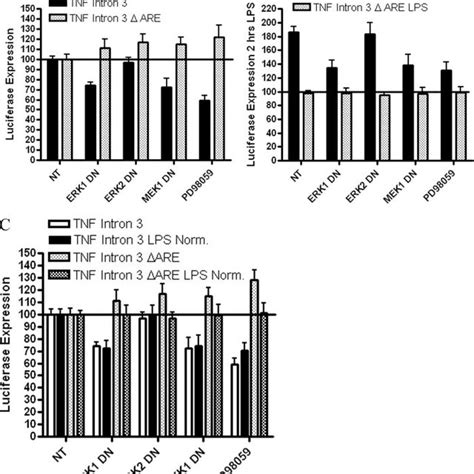 Structure of the TNF-gene and TNF-constructs. A, structure of the ...