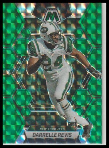 Darrelle Revis 2023 Panini Mosaic 80 Green Mosaic New York Jets