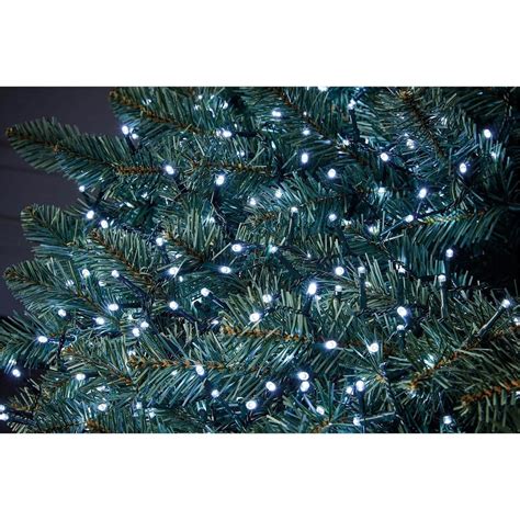 300 LED Timer String Christmas Tree Lights Bright White (Battery ...