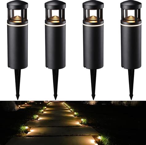 Leonlite Led Low Voltage Pathway Lights Unique Light Pattern Landscape Path Lights Outdoor