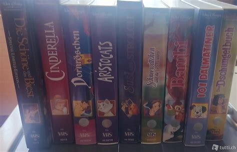 Disney Vhs Lot Canton Berne Tutti Ch