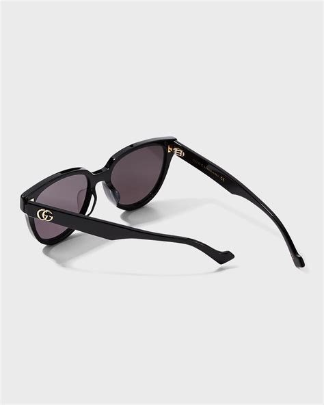 Gucci Interlocking G Acetate Cat Eye Sunglasses Neiman Marcus