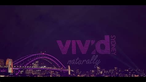 ViVid Sydney Drone Show Light Show Written In The Stars YouTube