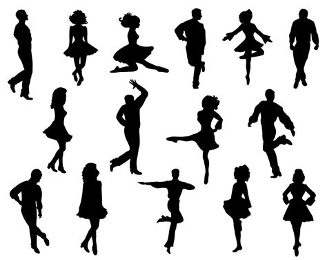 Irish Dance Silhouette at GetDrawings | Free download