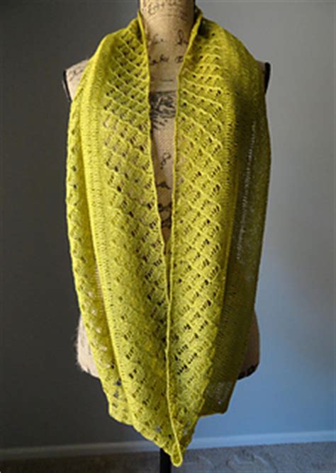 Ravelry: Spring Lace Infinity Scarf pattern by Linda Thach