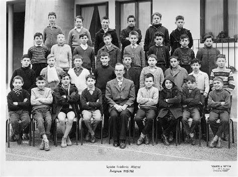 Photo De Classe 5e De 1961 Lycée Frédéric Mistral Copains Davant