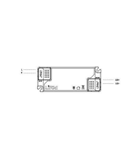 Lifud 30W dæmpbar LED driver Triac fasedæmp 550mA 700mA 25 40V