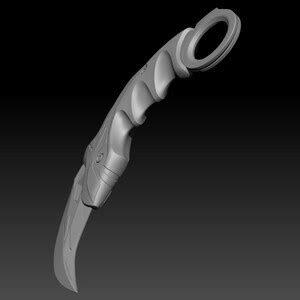 Valorant Champion karambit stl Modelo 3D Impresión 3D Imprimible