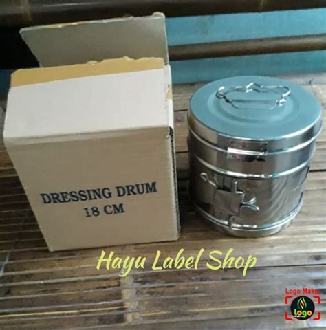 Jual Tromol Kasa Dressing Drum Stainles Cm Di Lapak Hayu Label Shop