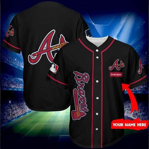 Atlanta Braves Personalized Baseball Jersey Shirt