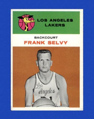 Fleer Set Break Frank Selvy Vg Vgex Gmcards Ebay