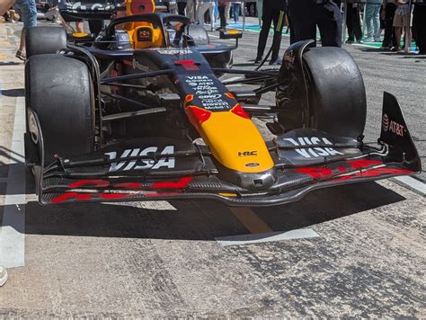 red bull debuts   front wing  comply  fia clampdown  race