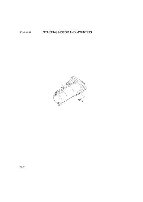 Hyundai Construction Equipment XKDE-00455 MOTOR ASSY-START - Buy ...