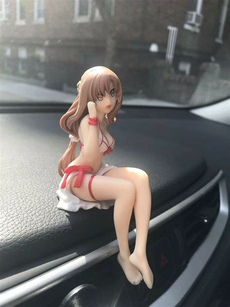 Sword Art Online Bikini Sexy Anime Girl Asuna Car Ornament Creative