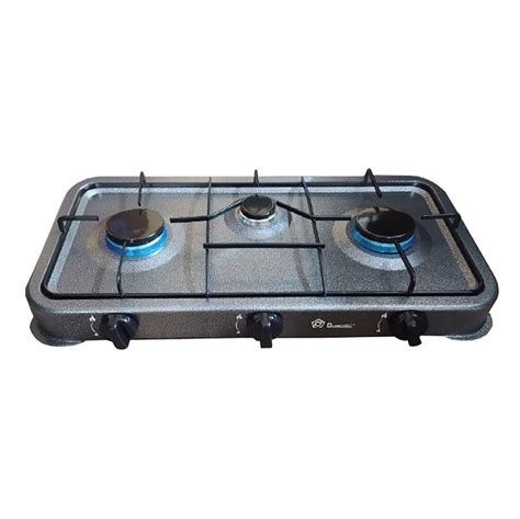 ᐉ Настольная плита газовая Domotec MS-6603 3 конфорки