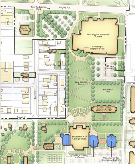 Baldwin Wallace University Campus Map Map