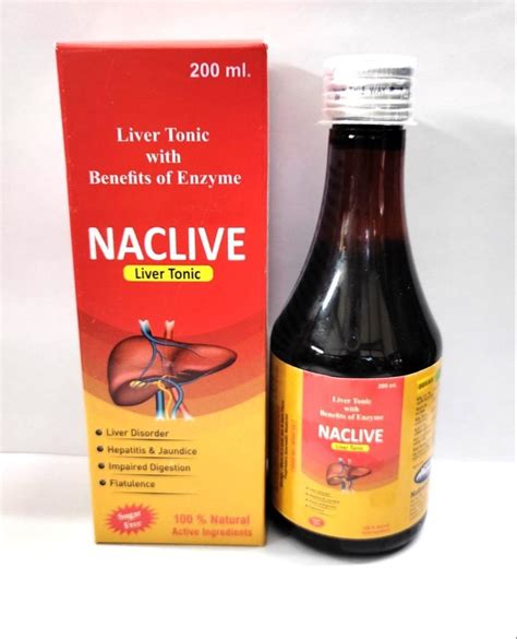 Liver Tonic With Benefits Of Enzyme Syrup 200 Ml Packaging Size