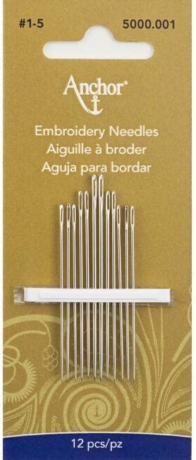 Singer Notions Large Eye Hand Needles With Storage Magnet Assorted