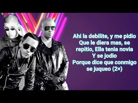 Wisin Yandel Bad Bunny Dame Algo Letra Oficial YouTube