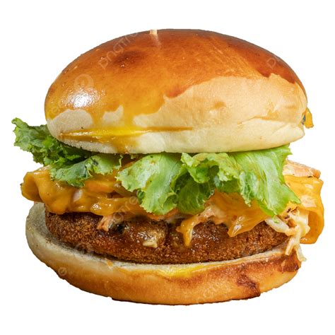 Chicken Burger Png Transparent Chicken Cheesy Burger Chicken Burger