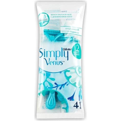 Gillette Simply Venus 2 Kullan At Kadın Tıraş Bıçağı 4'lü