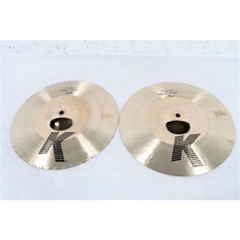 Zildjian K Custom Hybrid Hi Hats Pair 13 1 4 197881060282 OB EBay