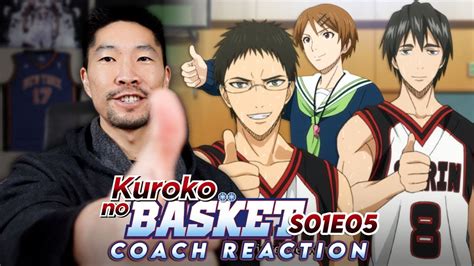 Coach Reacts To Kuroko No Basket Ep 5 Kise And Kagami Fight Over