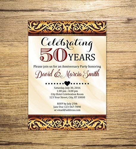 Handmade Products Elegant Anniversary Invitations Formal Anniversary