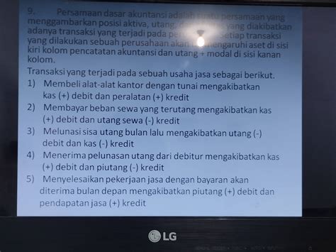 Hal Berikut Yang Merupakan Persamaan Dasar Akuntansi Adalah