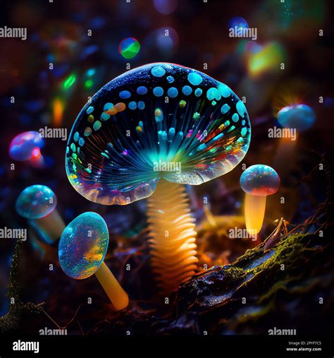 Magic Mushrooms Illustration Hi Res Stock Photography And Images Alamy