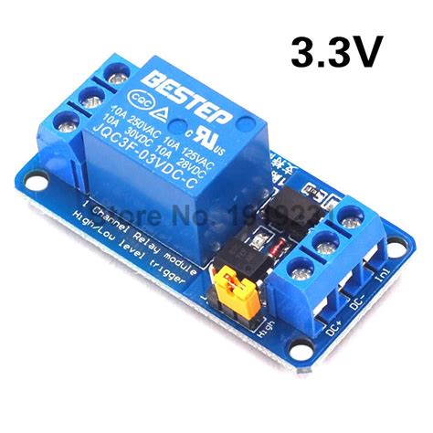 33v 1 Channel Relay Low Level Trigger Relay Module With Optocoupler