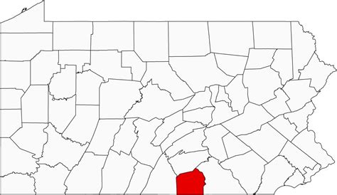 Pennsylvania County Map - GIS Geography