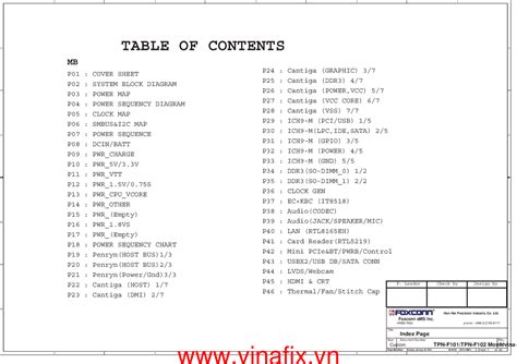 HP 430 431 CQ43 Chicago HR HPC MV MB V1 Schematic Diagram Foxconn