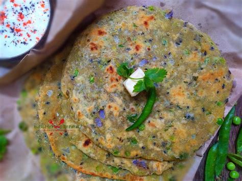 Matar Ka Paratha Green Peas Paratha Matar Paratha Recipe